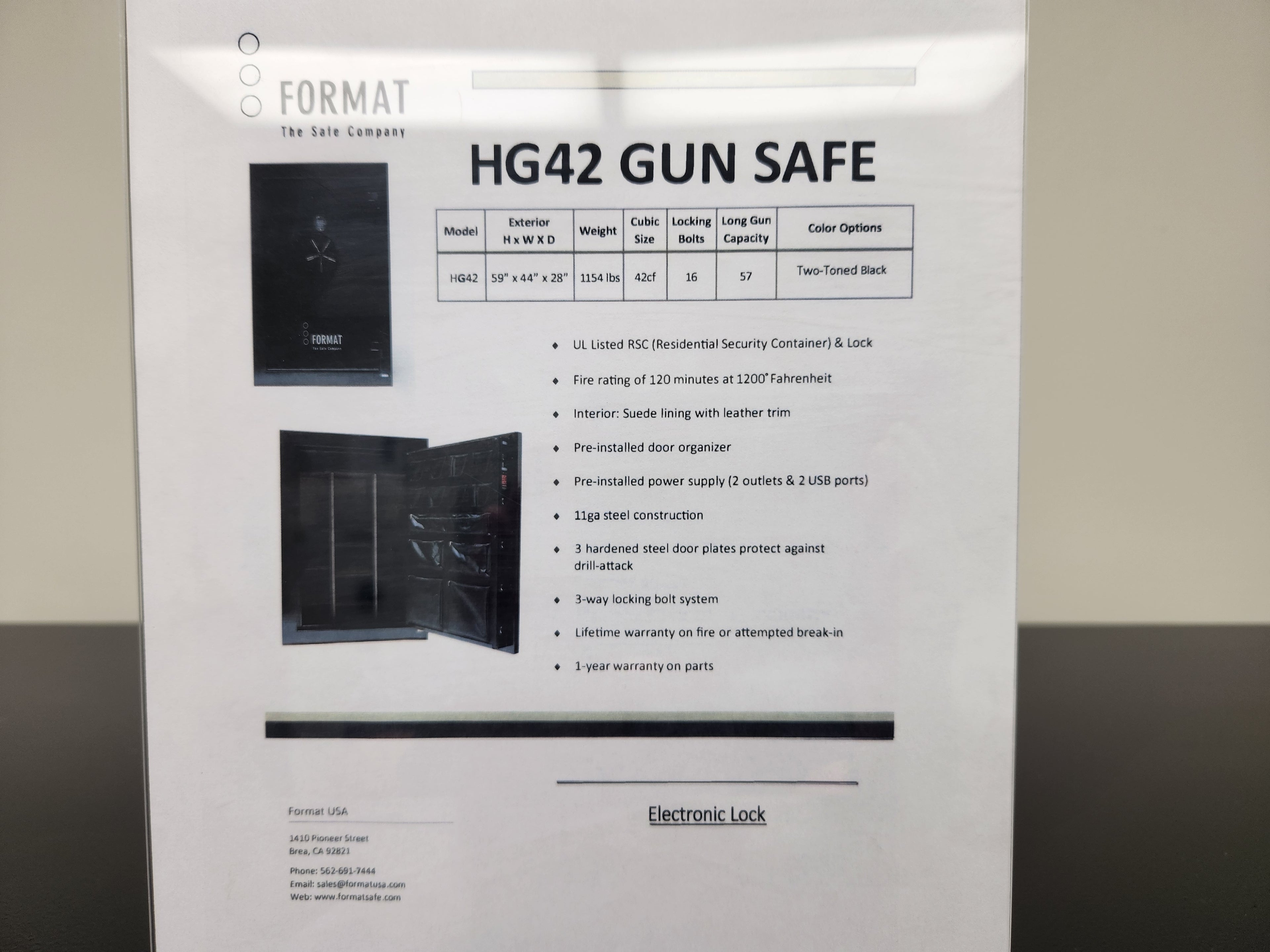 Format Safes HG42 image 2